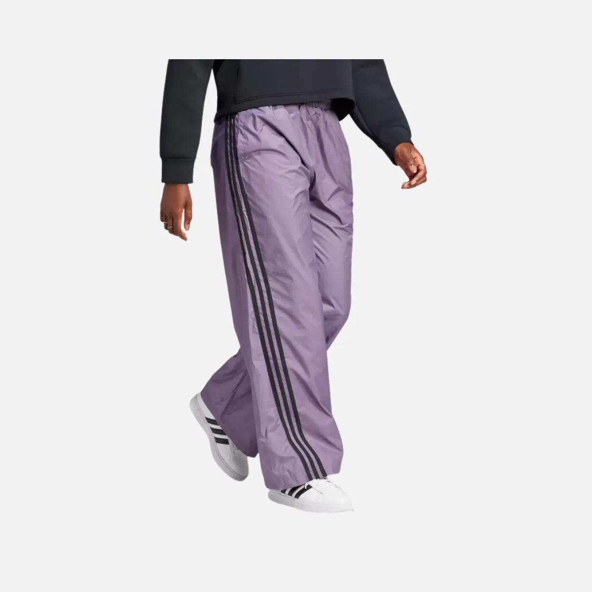 Adidas Future Icons 3 Stripes Woven Women's Pant -Shadow Violet