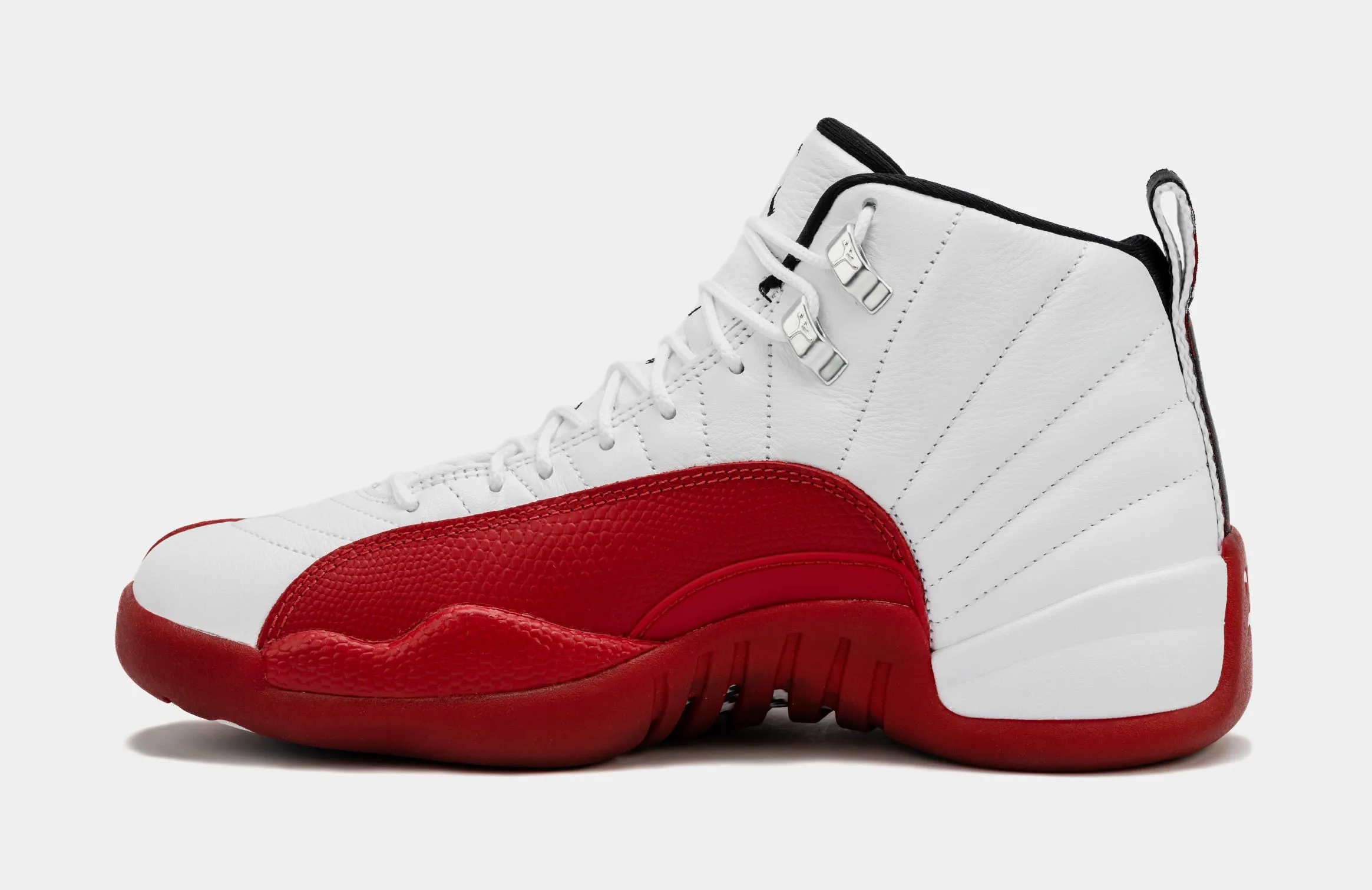 Air Jordan 12 Retro Cherry Red Mens Lifestyle Shoes (Red/White)