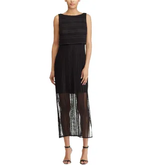 American Living Womens Lace Maxi Dress