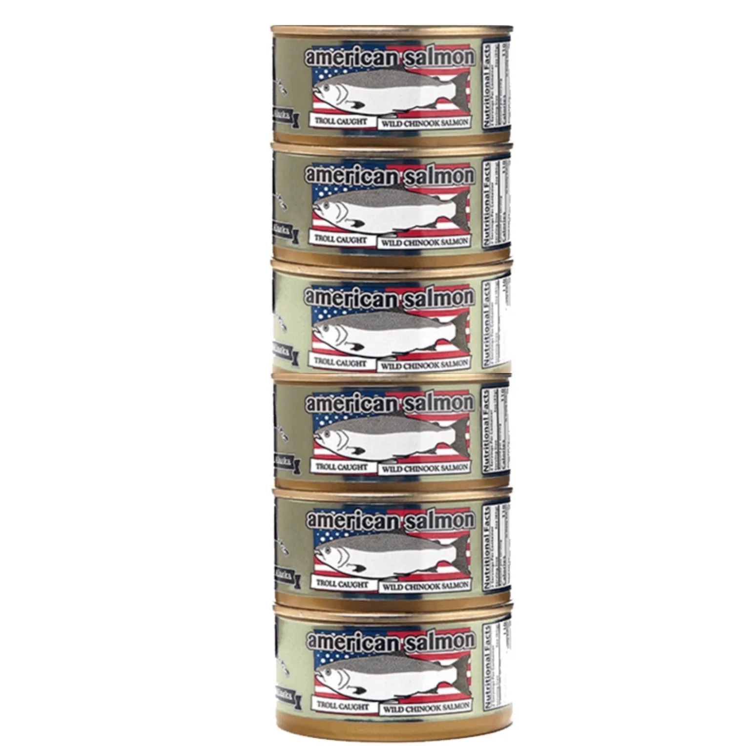 American Salmon 6-Pack Premium from Alaska or West Coast