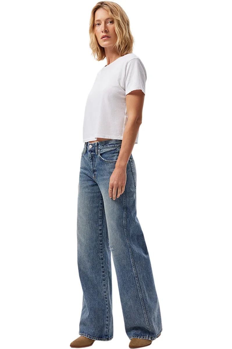 AMO Denim Regina Wide Leg in Fiance