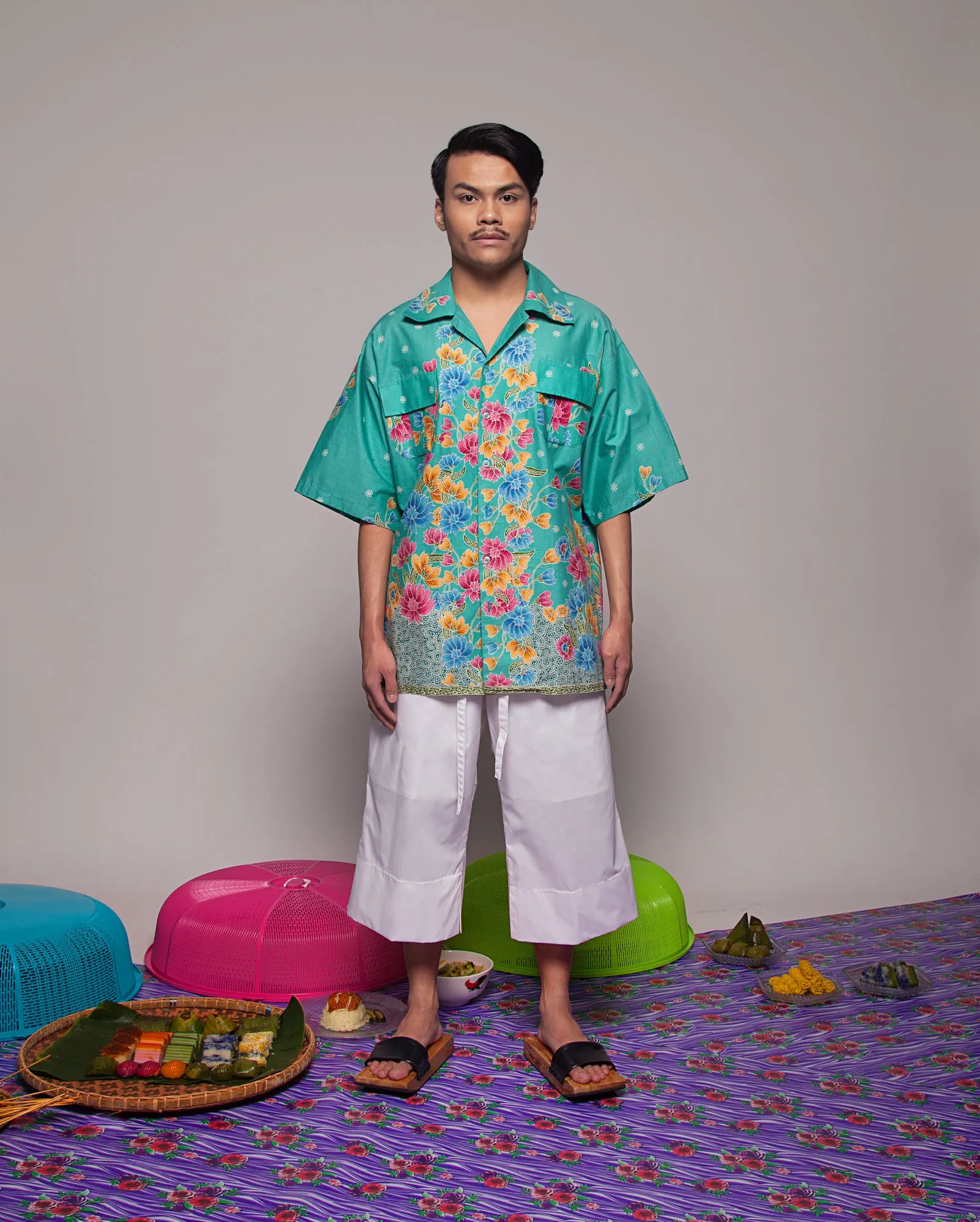 Baju Pantai Batik Nyonya