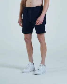 Baron Drawcord Short Navy Blazer