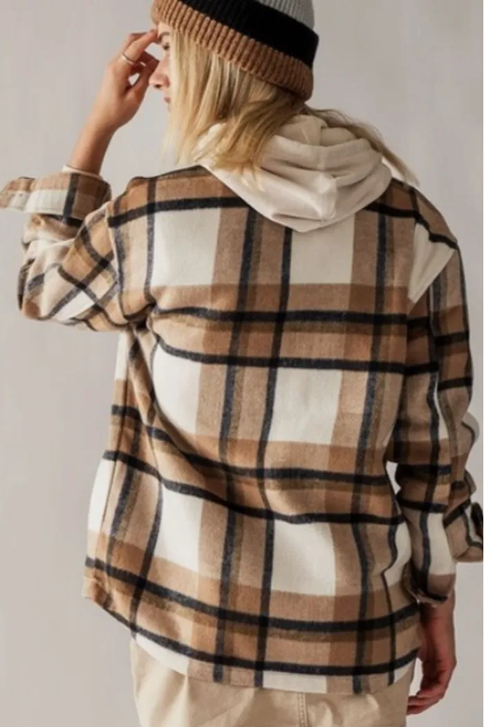 Bella Relaxed Fit Plaid Shacket