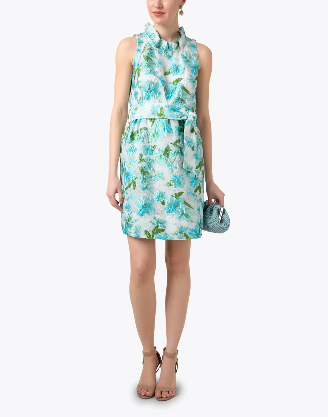 Betty Blue Floral Organza Dress