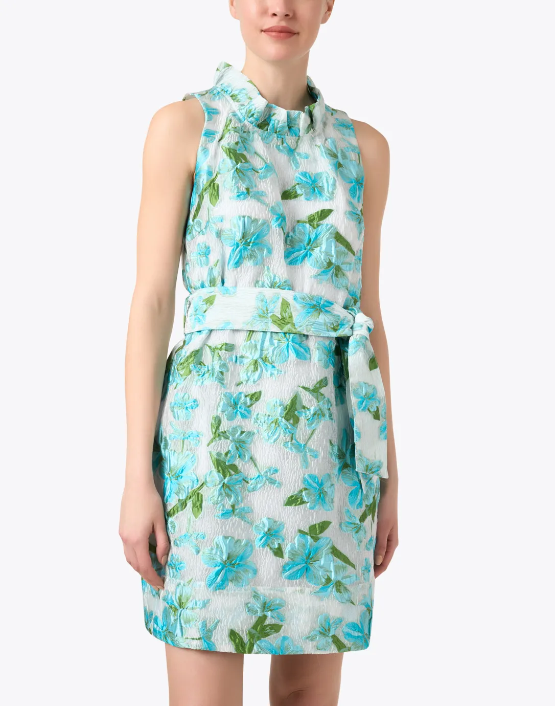 Betty Blue Floral Organza Dress