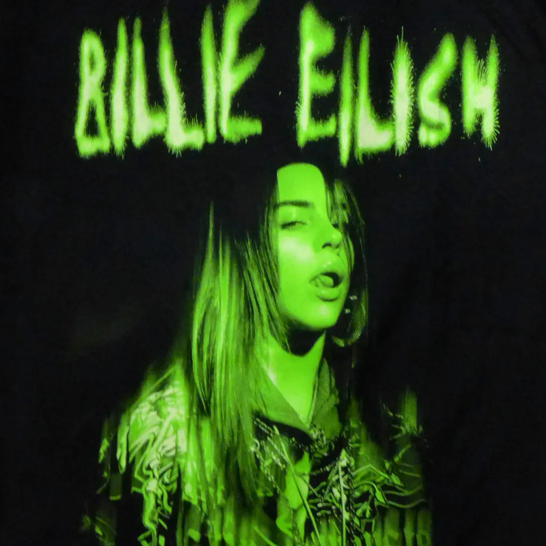 Billie Eilish Green Photo