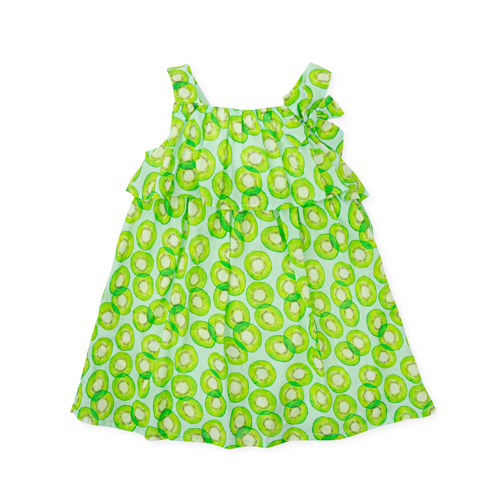 B.Kickball WOVEN DRESS - LIME