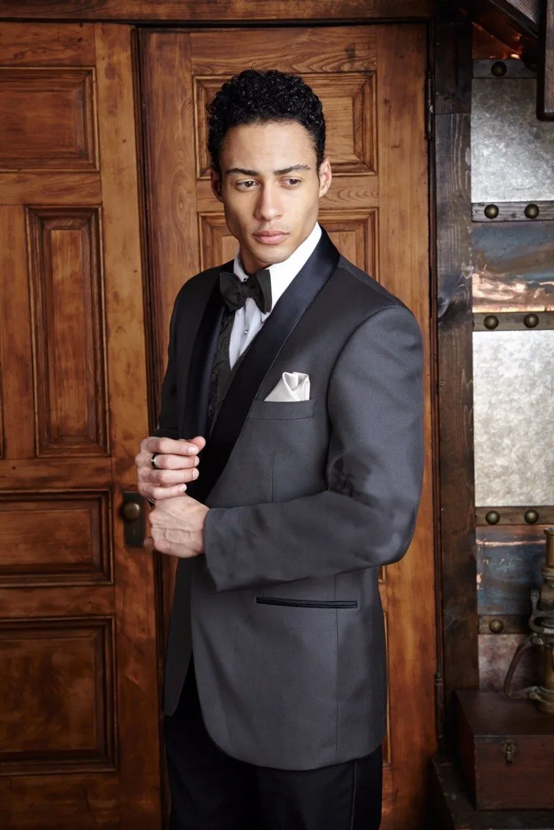 Bradford Steel Grey Tuxedo Jacket (Separates)