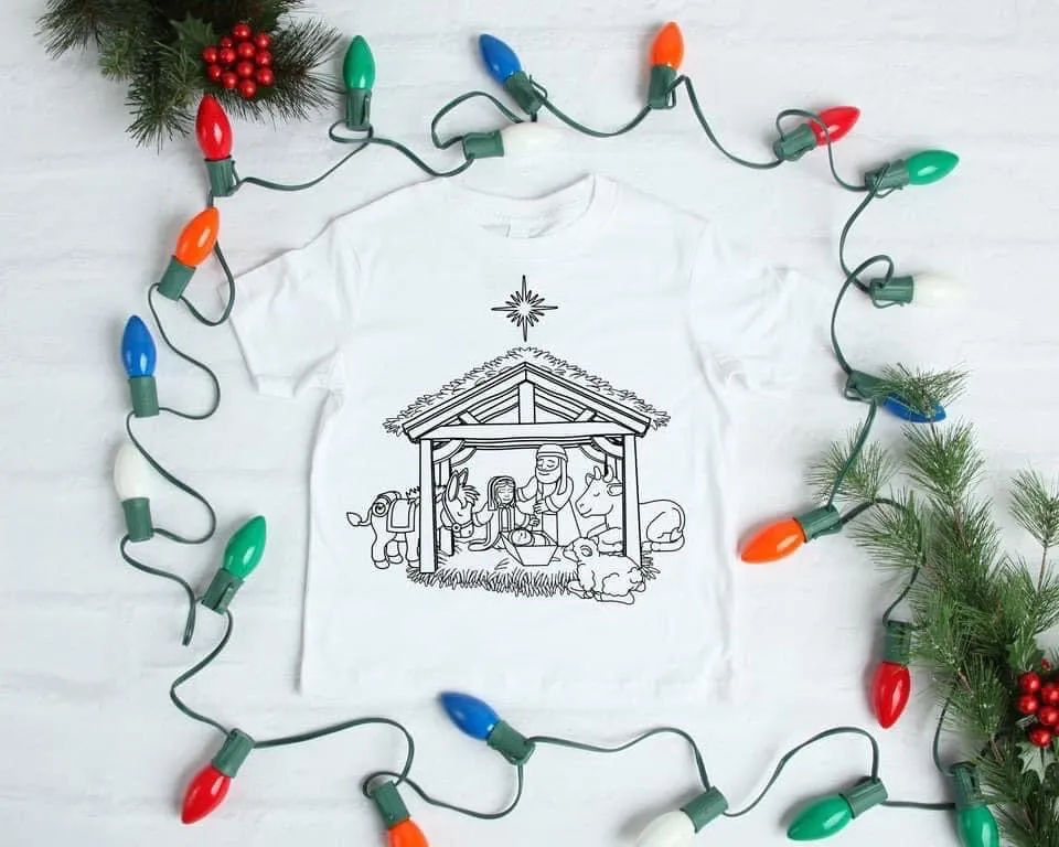 Children’s Nativity Blank Slate Tee