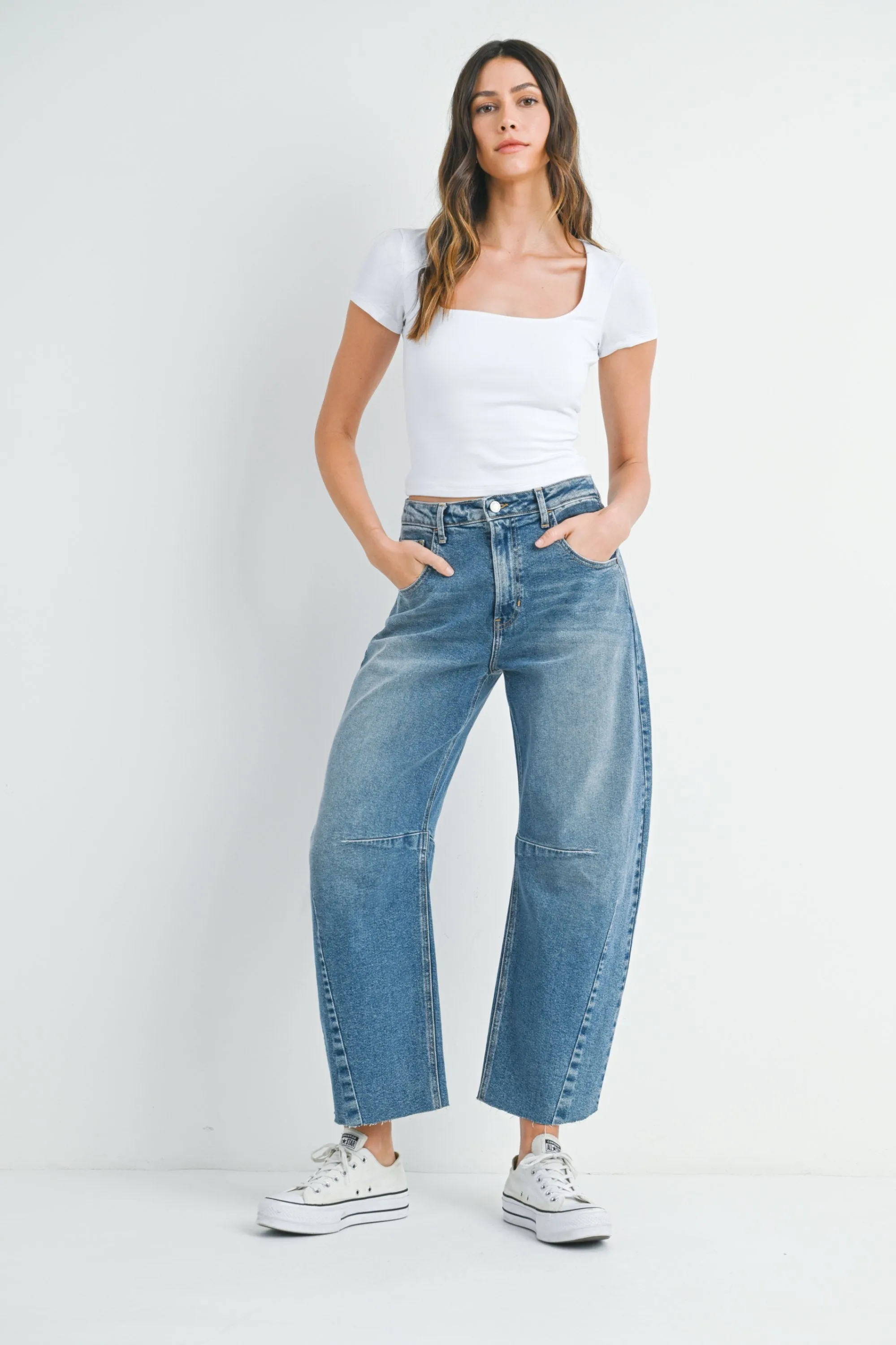 Classic Barrell Leg Denim