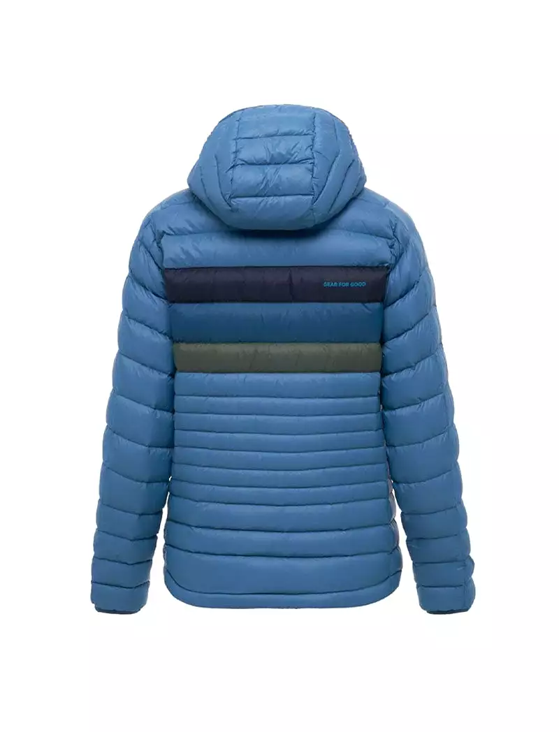 Cotopaxi Fuego Down Hooded Jacket Denim / Stripes