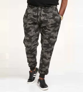 D555 Big Mens Camouflage Cuffed Jogger With Side Pockets (CHARNDON)