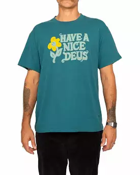 DEUS T-SHIRT DANDY jasper green