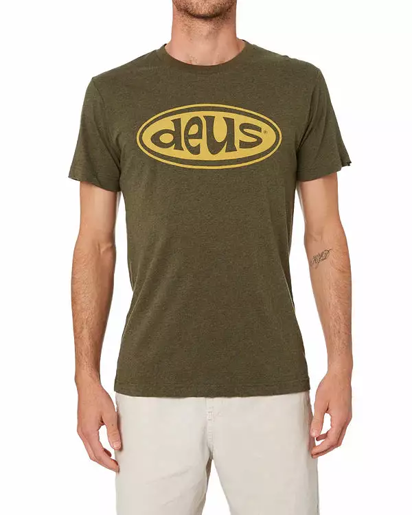 DEUS T-SHIRT SHINER Leaf Marle.