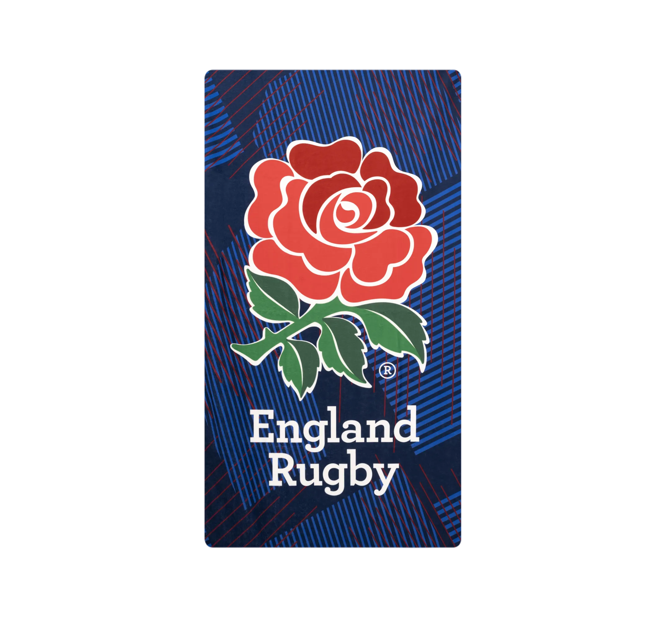 England Rugby Alternate - Rose - Luxury Sherpa Fleece Blanket