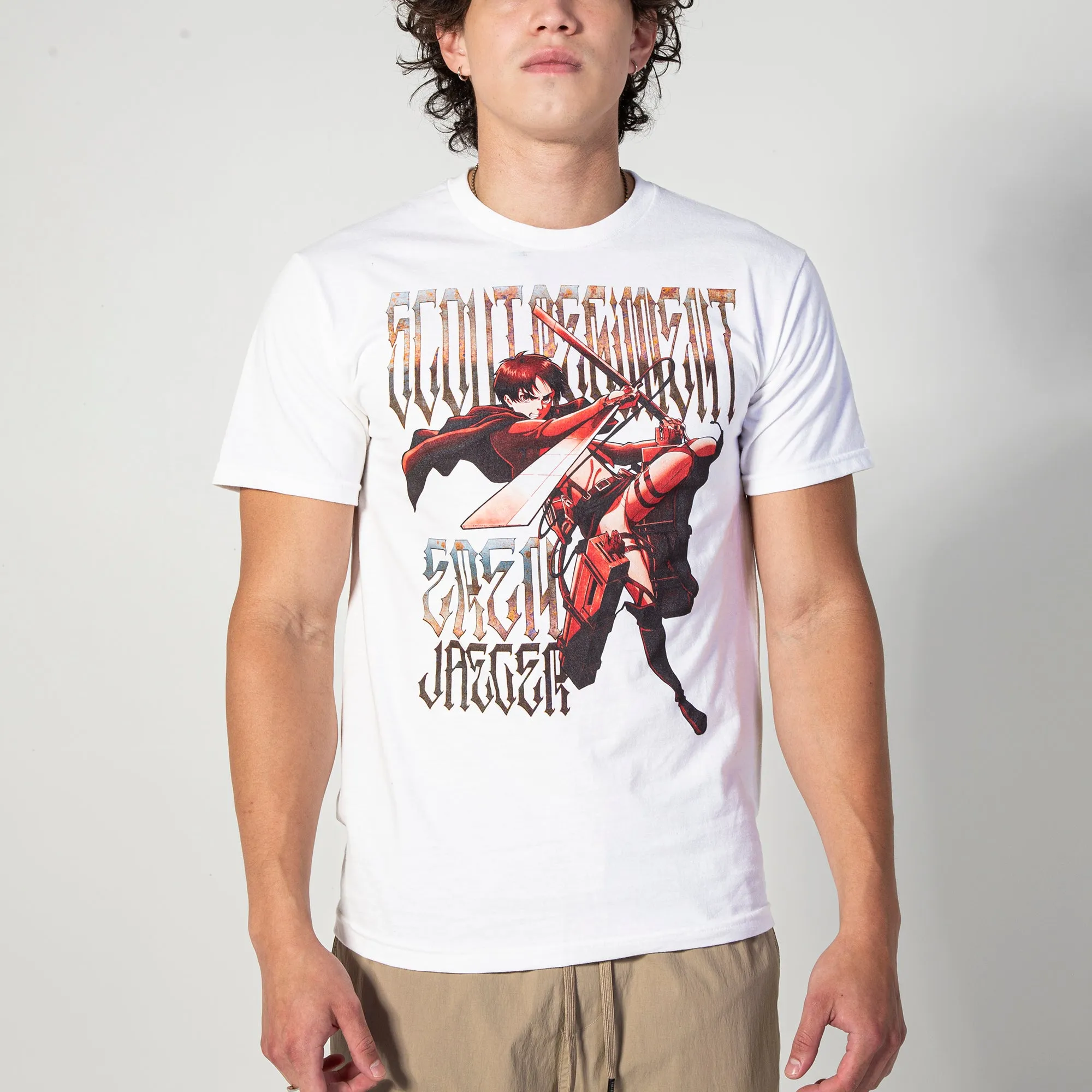 Eren Jaeger ODM White Tee