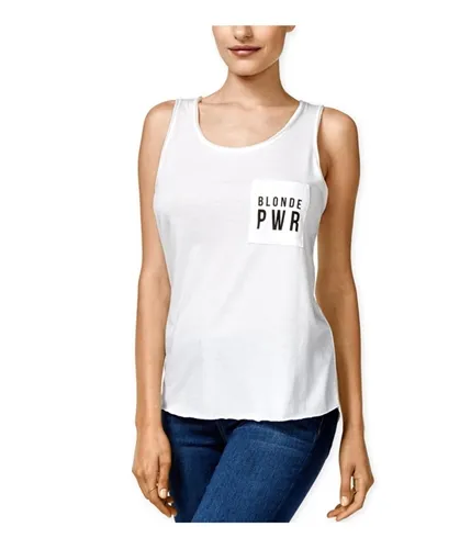 Guess Womens Printed Pocket Tank Top