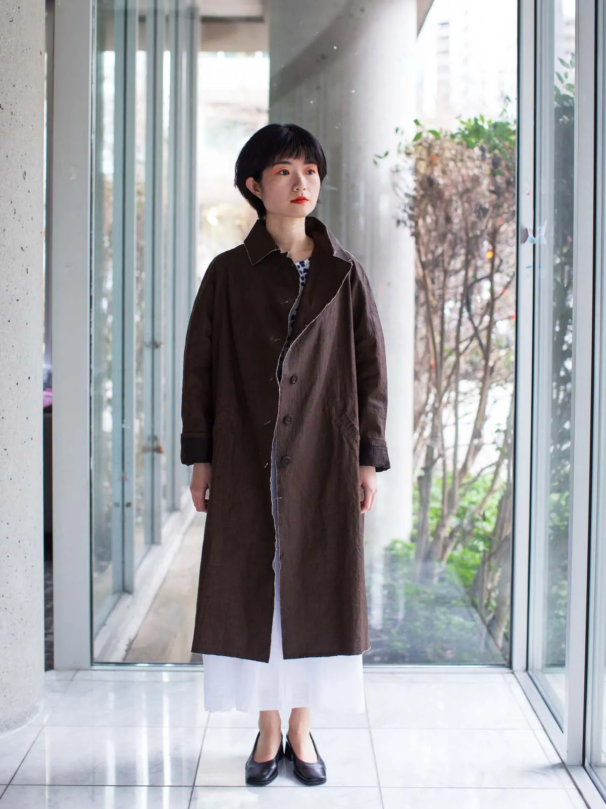 H+ Hannoh Wessel Maya Coat - Brown