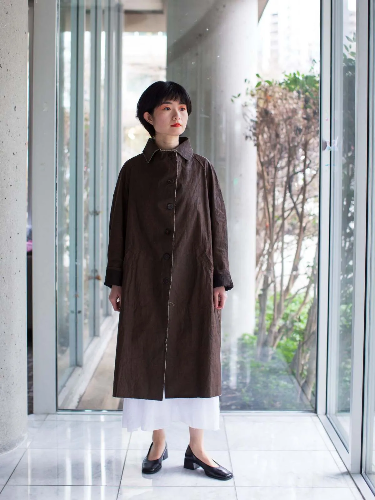 H+ Hannoh Wessel Maya Coat - Brown