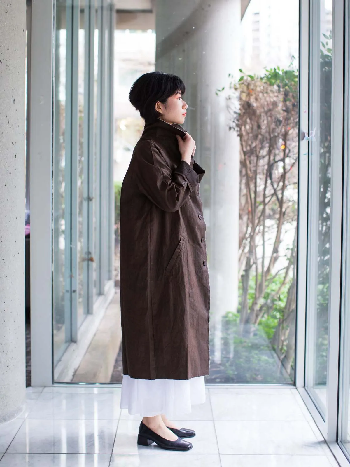 H+ Hannoh Wessel Maya Coat - Brown