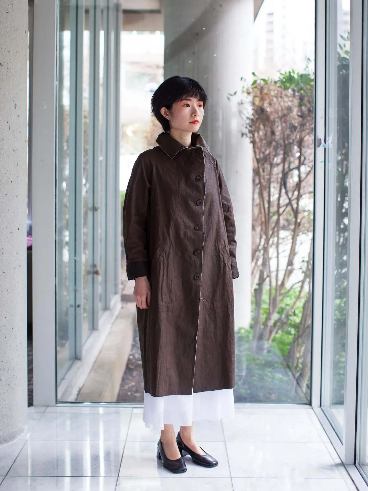 H+ Hannoh Wessel Maya Coat - Brown