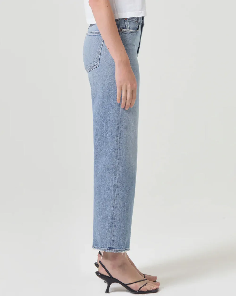 Harper Crop Jean in Hassle