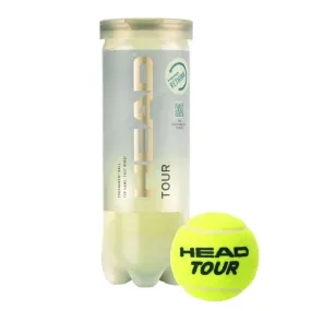 Head Tour Tennis Balls (Lime Yellow) (1 Can)