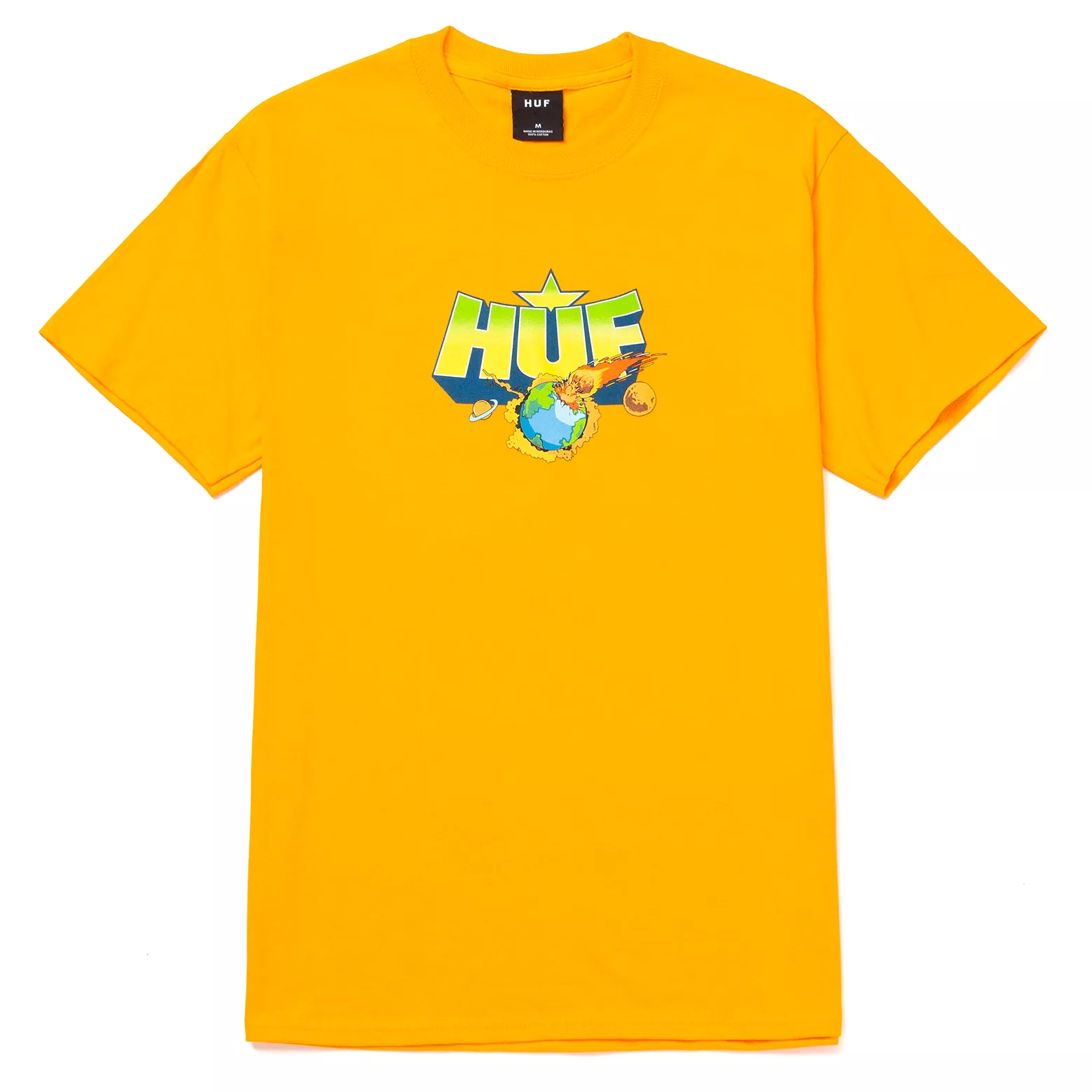 HUF T-SHIRT HUFADELIC SS GOLD