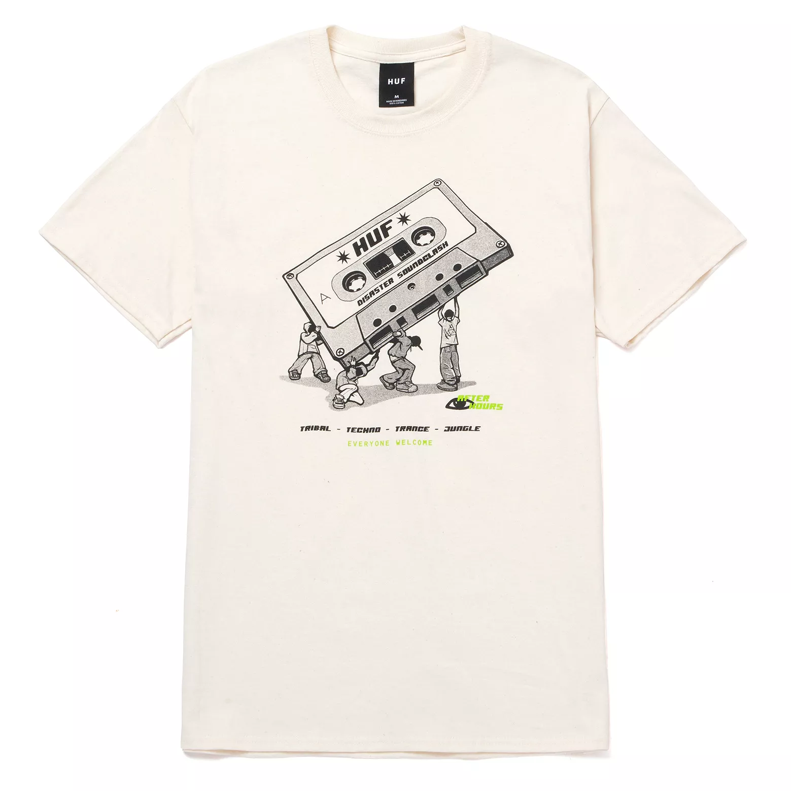 HUF T-SHIRT SOUNDCLASH SS NATURAL