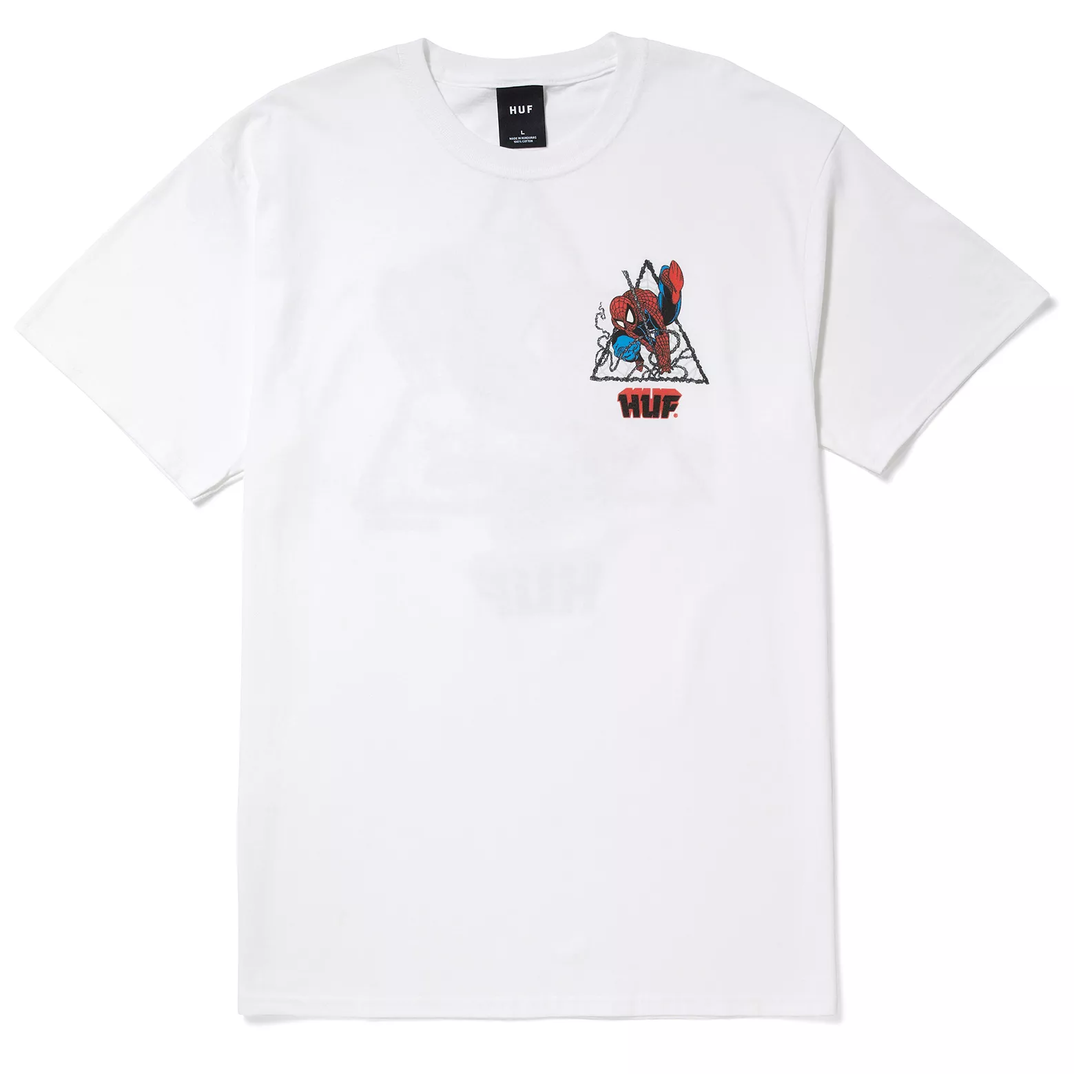 HUF T-SHIRT SPIDERMAN THWIP TRIANGLE WHITE