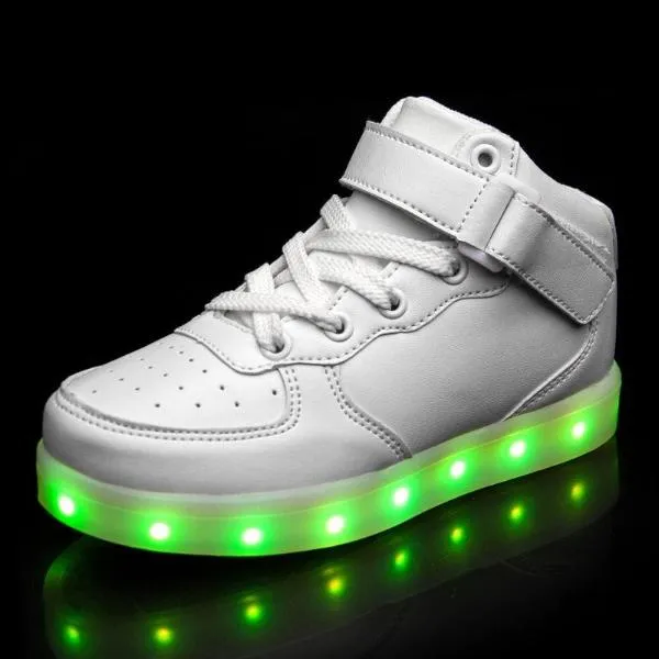 Infants Flash Wear White Hi-Tops