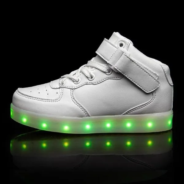 Infants Flash Wear White Hi-Tops