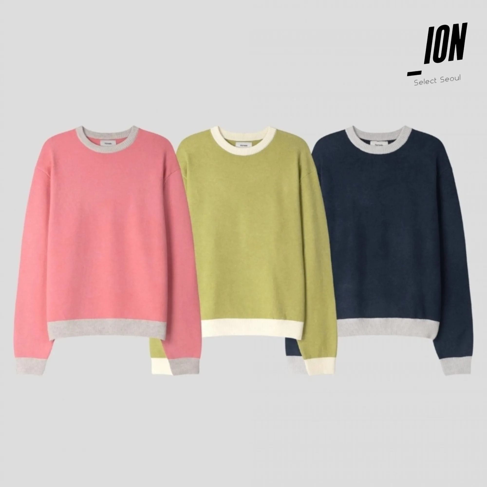 IONSEOUL  |Unisex Street Style Oversized Long Sleeve T-shirt Sweaters