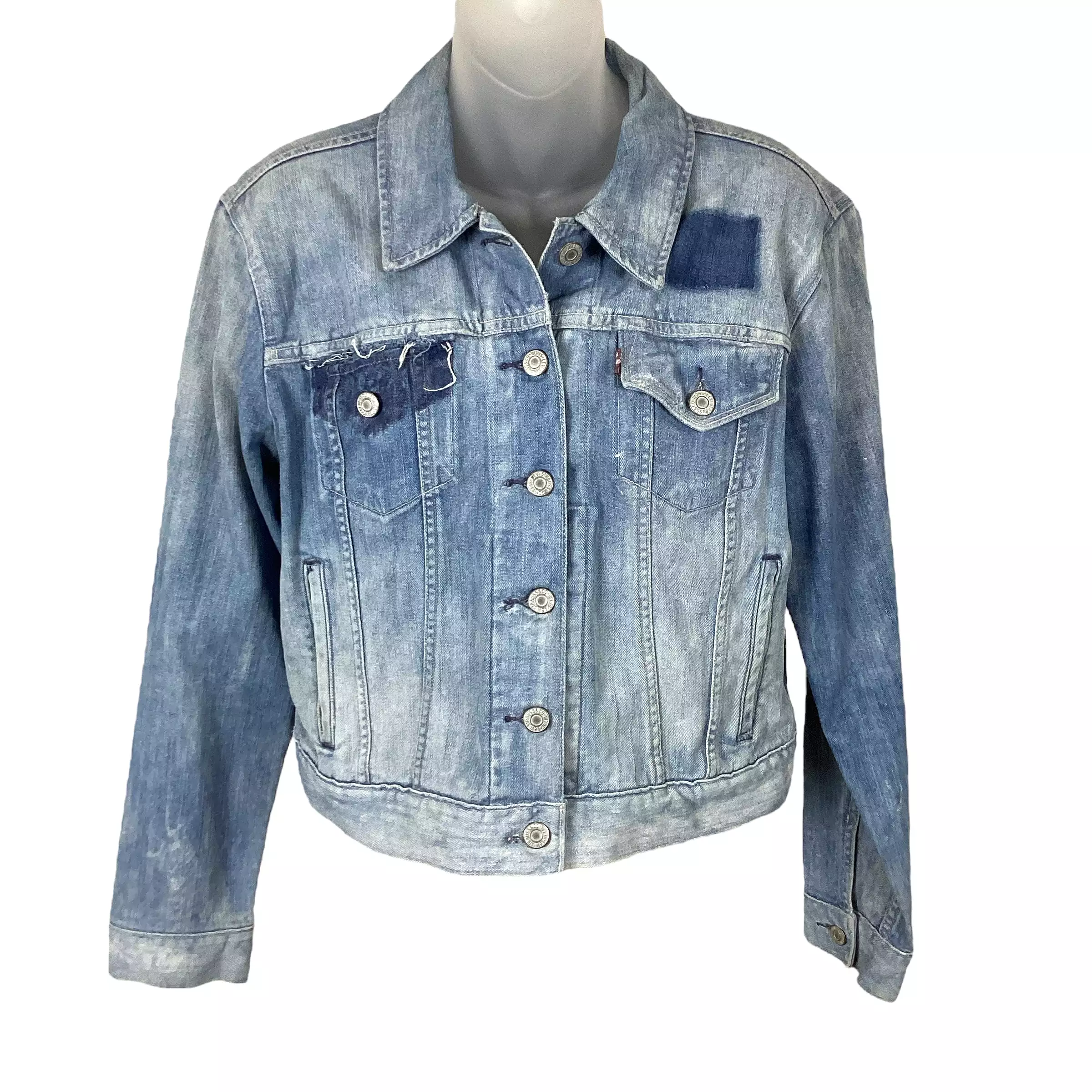 Jacket Denim By Levis  Size: Xl