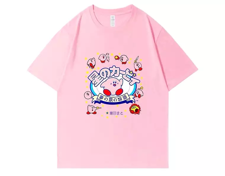 JAPANESE CUTE CARTOON PASTEL PINK T-SHIRT BY07281