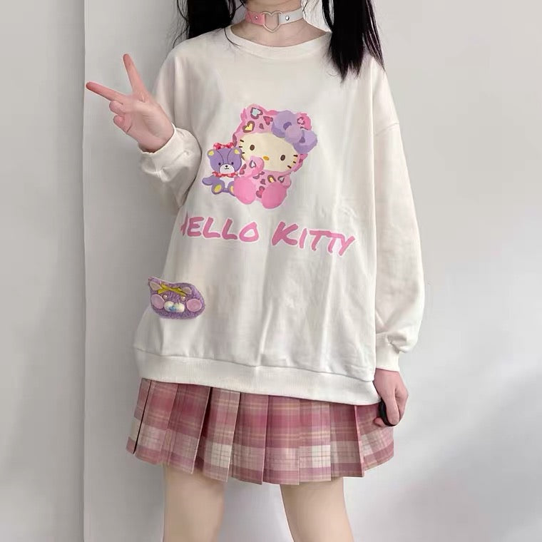 JAPANESE CUTE “HELLO KITTY” SWEATSHIRT BY90020