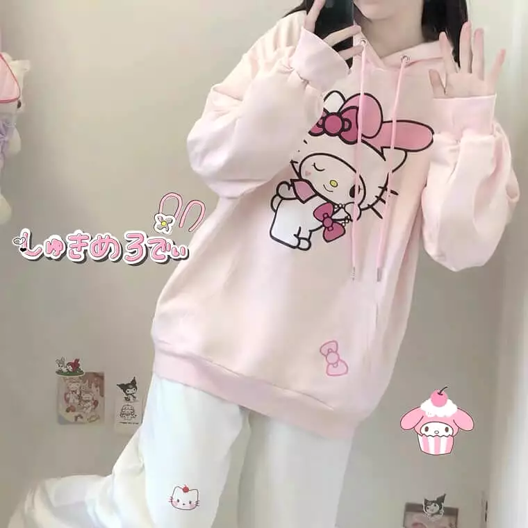 Japanese cute melody hoodie BY1090