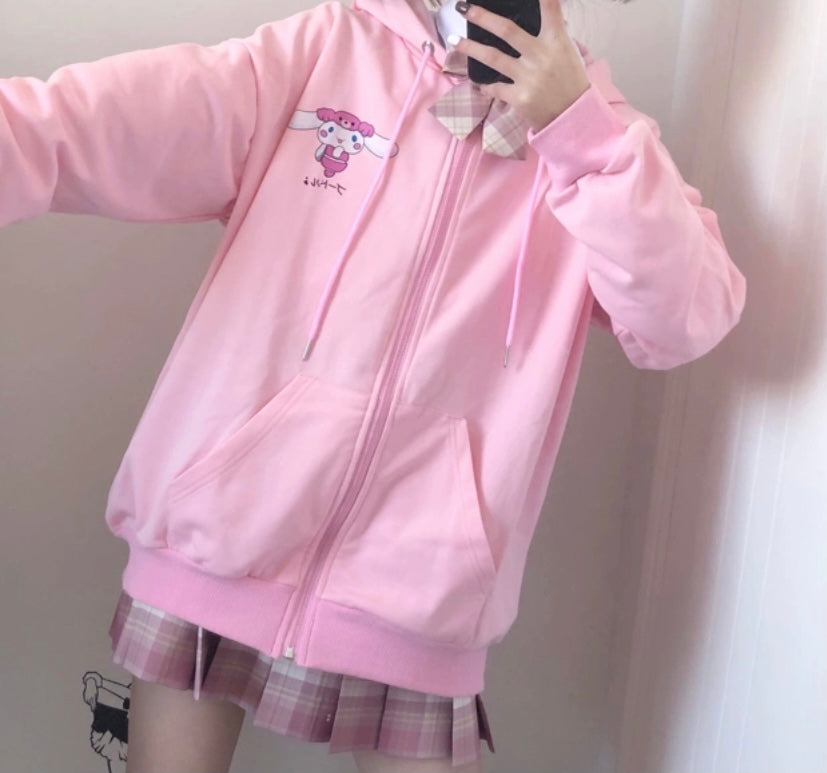 JAPANESE CUTE PASTEL PINK SANRIO COAT BY90125