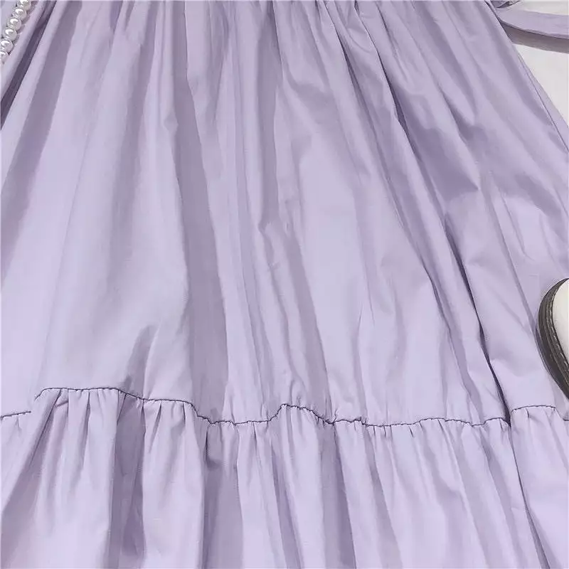 JAPANESE CUTE PASTEL PURPLE DRESS BY50103