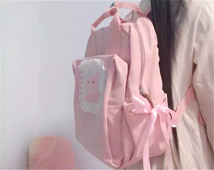 JAPANESE CUTE PIG PINK BACKPACK BY50402