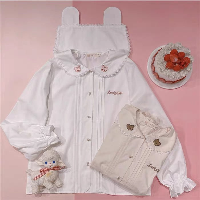 JAPANESE CUTE RABBIT PASTEL PURPLE SOFT VEST BY90188