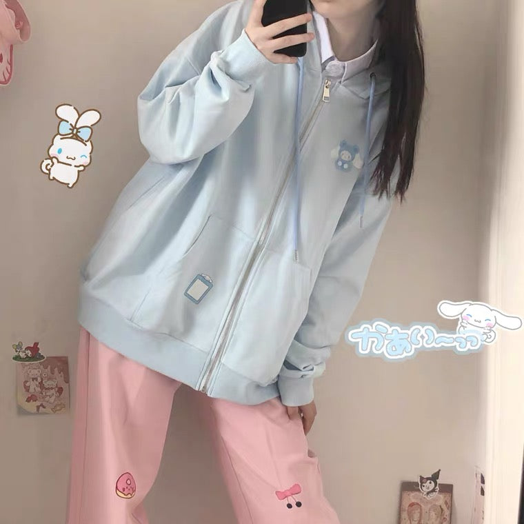 Japanese cute Sanrio zipper coat hoodie BY109