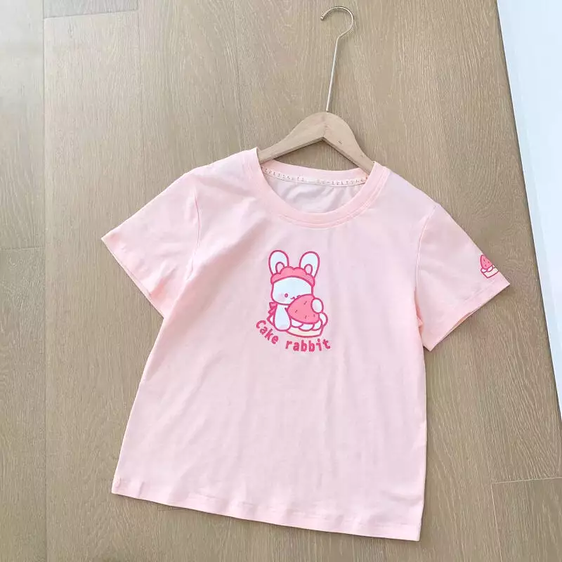 Japanese cute softgirl cartoon T-shirt BY7092