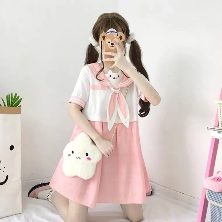 JAPANESE LOLITA CUTE BUNNY EARS DRESS BY50081