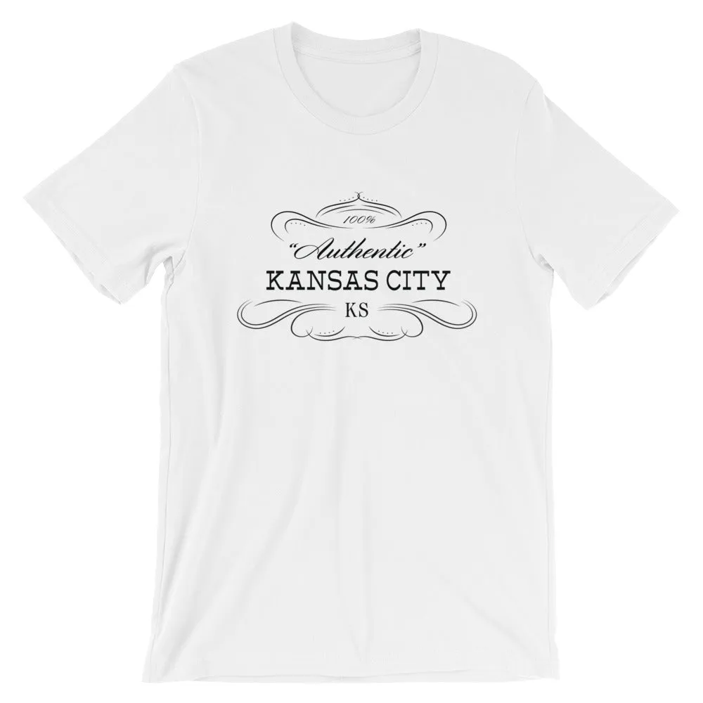 Kansas - Kansas City KS - Short-Sleeve Unisex T-Shirt - Authentic