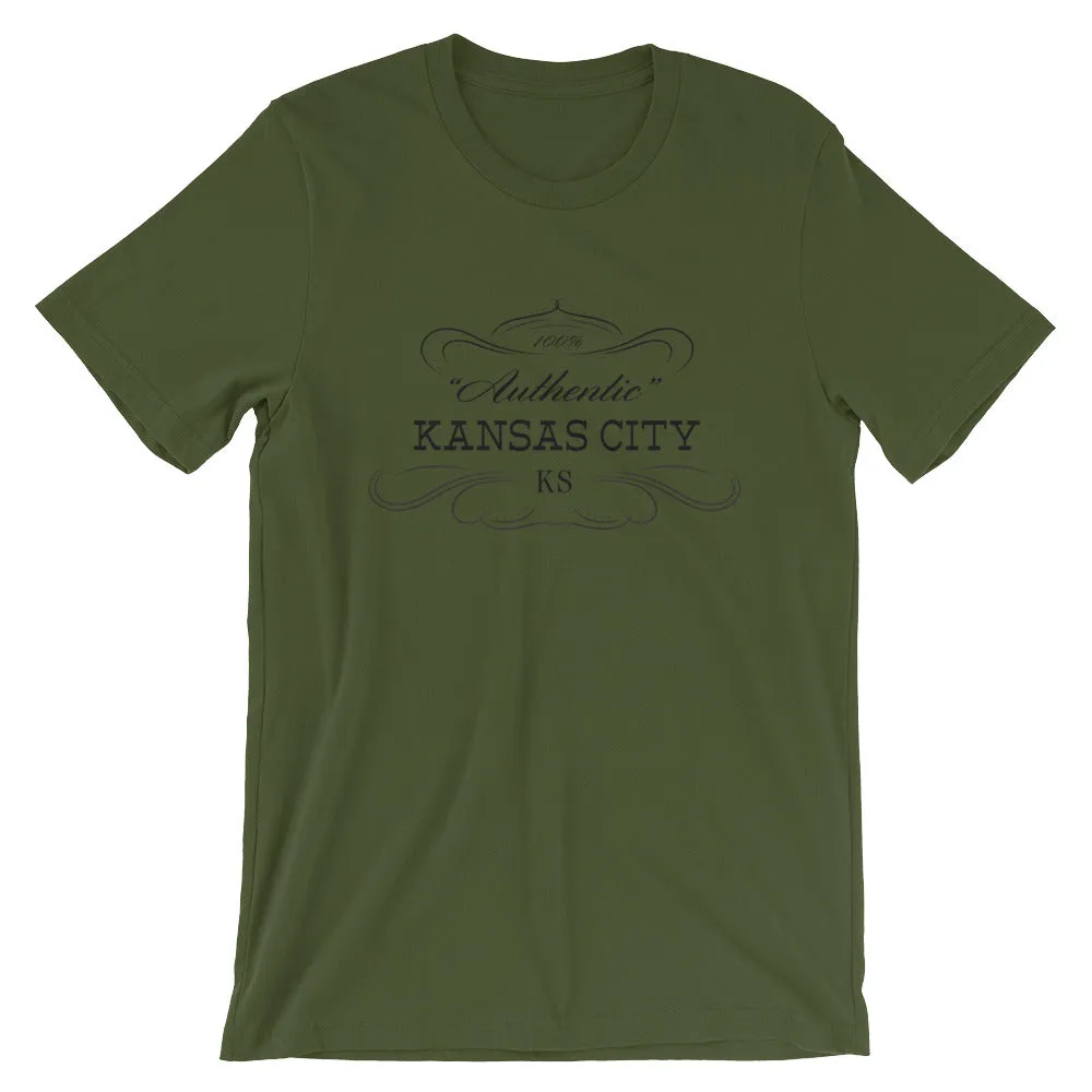 Kansas - Kansas City KS - Short-Sleeve Unisex T-Shirt - Authentic