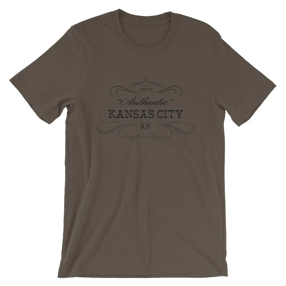 Kansas - Kansas City KS - Short-Sleeve Unisex T-Shirt - Authentic