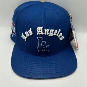 Los Angeles Dodgers MLB Pro Standard Genuine Merchandise 2020 World Championship and D Dodgers Side Patches Royal Blue Snapback