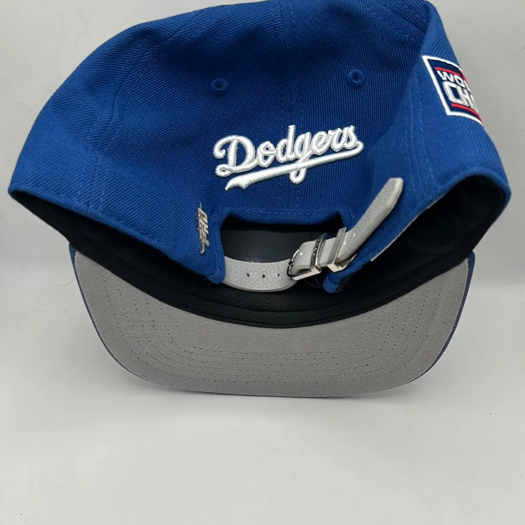 Los Angeles Dodgers MLB Pro Standard Genuine Merchandise 2020 World Championship and D Dodgers Side Patches Royal Blue Snapback